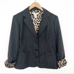 CAbi 364 Joey Blazer Size 12 Black Career Coat